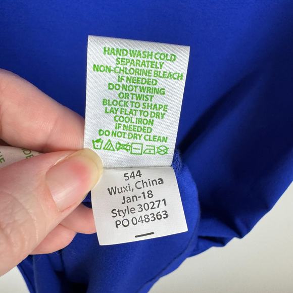 Lilly Pulitzer Lula Dress in Twilight Blue Sz XXS Ruffle Sleeve Preppy Vacation - Picture 7 of 11